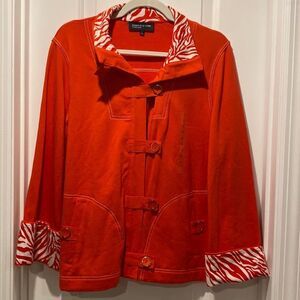 Jones New York signature button cardigan size L